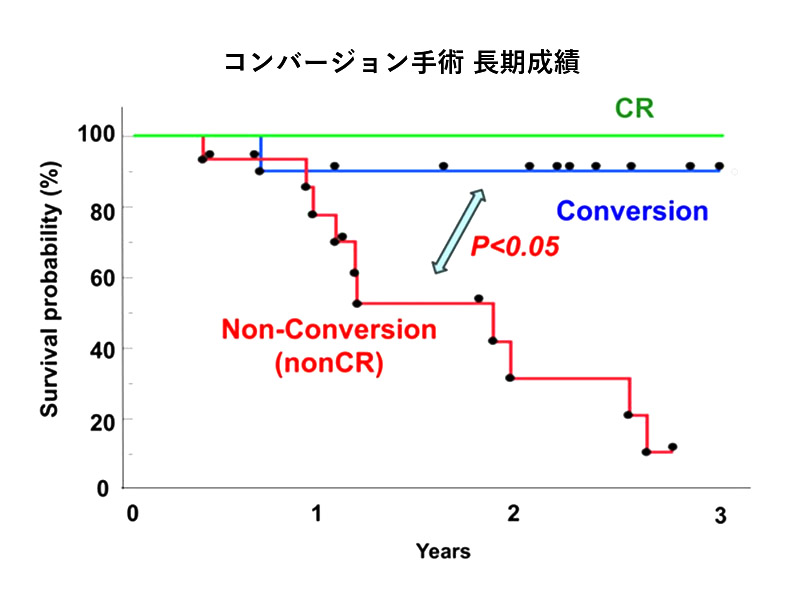 コンバージョン手術 長期成績