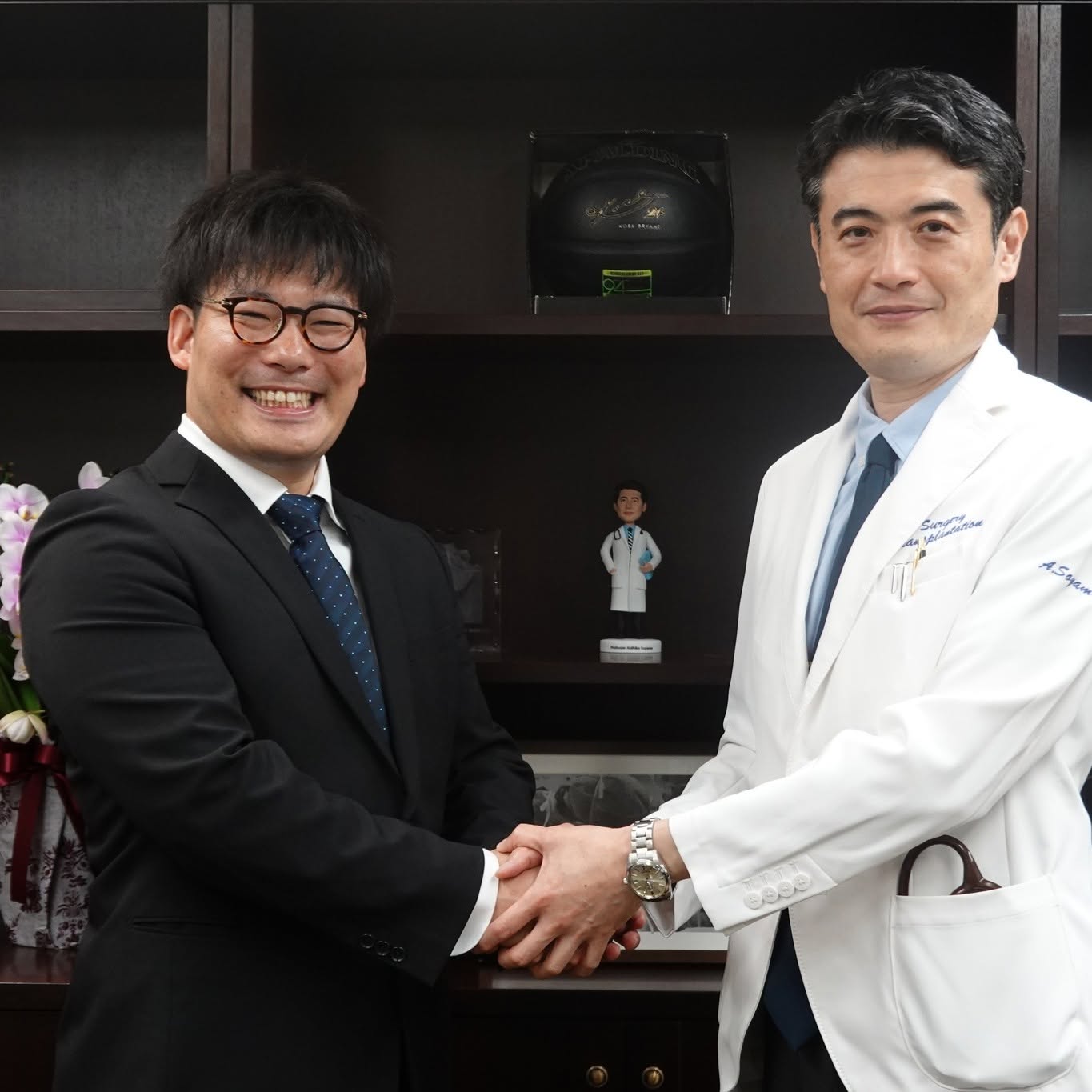 野間隆礼先生が海外留学から帰国されました